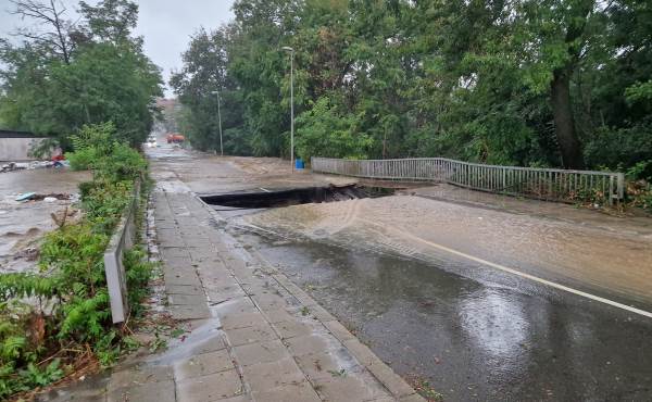 Пропадна мостът на рeка Изгревска